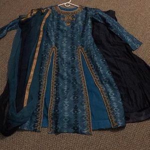 Long kameez and lengha bottom